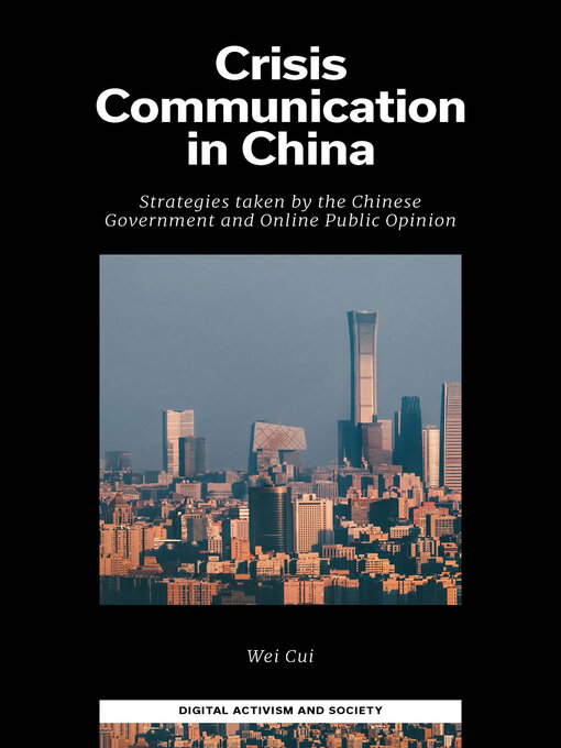 Title details for Crisis Communication in China by Wei Cui - Available